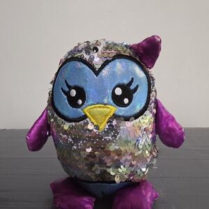 Sequin Owl Plush Toy